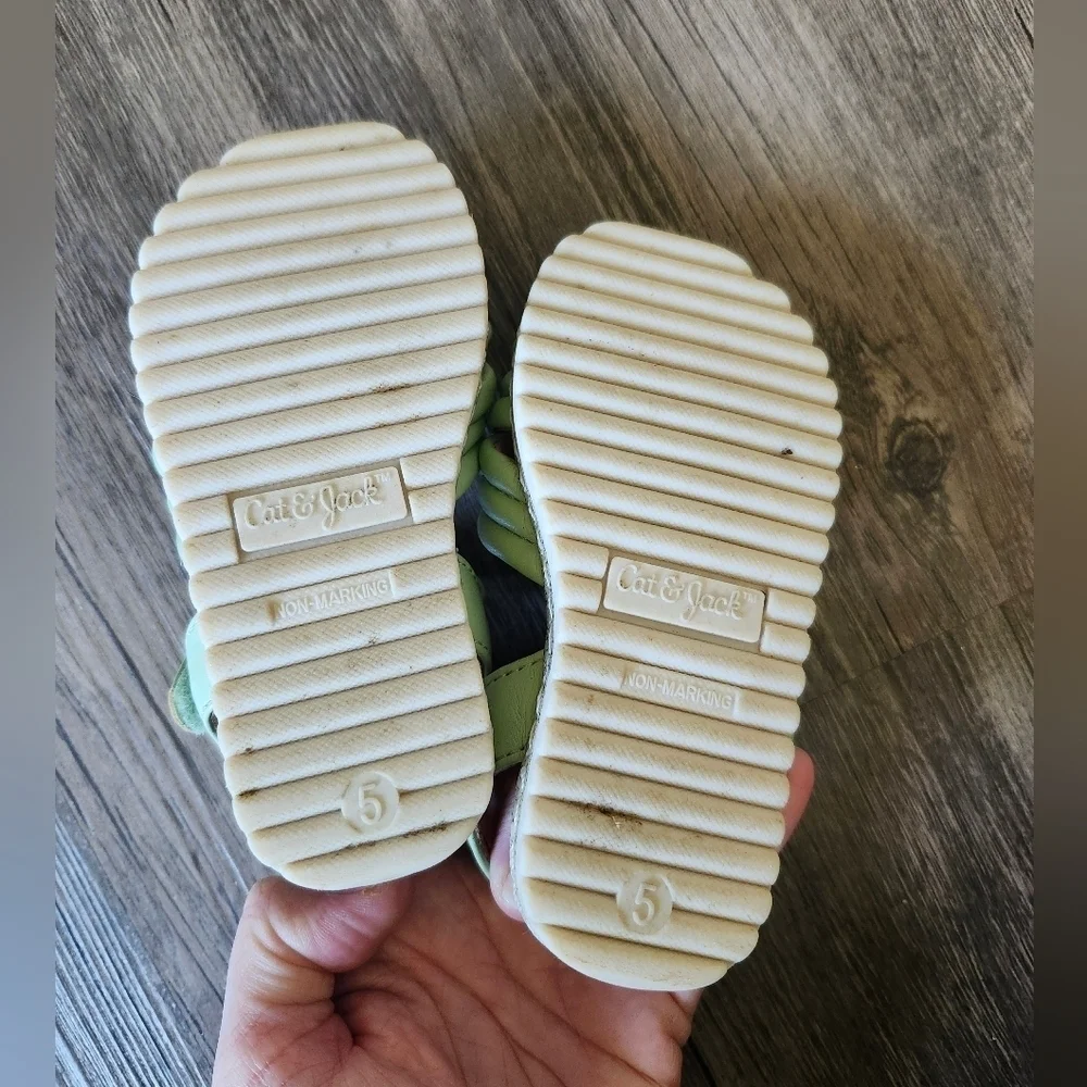Cat & Jack Chloe Mint Green Strappy Sandals